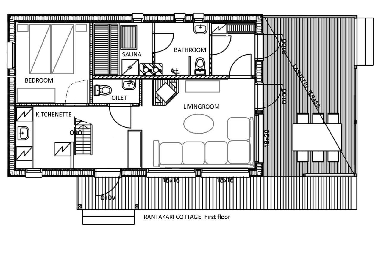 Виллы Rantakari Cottage Котка